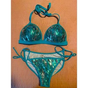 Venus Blue sequins bikini